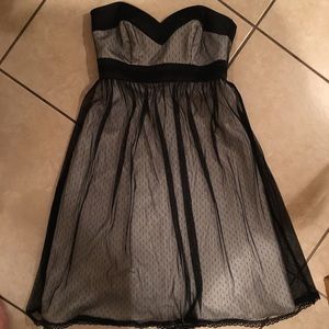 Black A line White House Black Market Dress